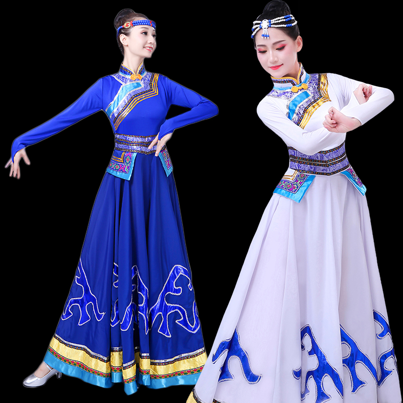 2022 Spring new minority Mongolian costumes female Nemont Dance Adult Performance Dancing costumes