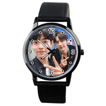 Customized Wang Yimbo Xiao Zhan Bojun Yixiao peripheral watches casual Chen love to make the same female middle school students Black