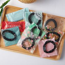 Thick hair rope black hair tie Korean hair accessories rubber band hair rope high elastic independent bulk seamless