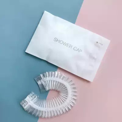 Bag thickening]Export Japan hotel apartment bath bed and breakfast disposable hair coloring and baking oil thickening shower cap