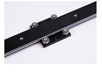 Factory width 25SO slide rail R ultra-thin exhibition 6MM home furniture cabinet drawer cabinet rail G silent custom rail jewelry