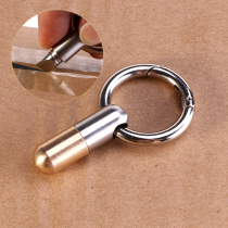 Creative mini box opener disassembly express artifact multifunctional brass portable security portable keychain knife