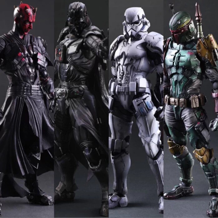 Pa Modified Star Wars Bounty Hunter Boba Fett Darth Maul White Trooper Action Figure Model Ornament Pa Modified Star Wars Bounty Hunter Boba Fett Darth Maul White Trooper Action Figure Model Ornament