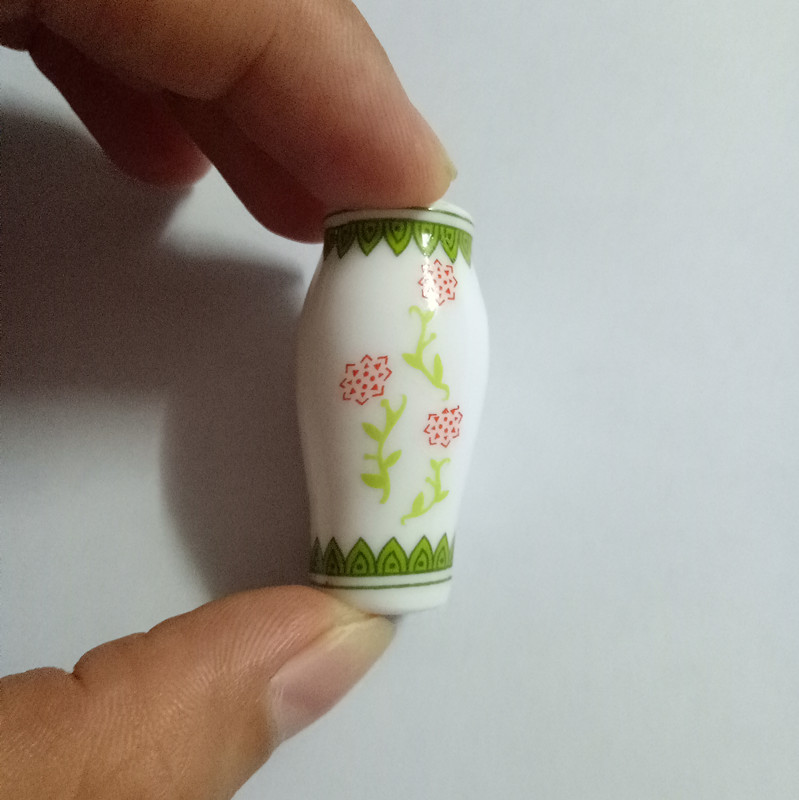 Bình gốm nhỏ trang trí nhà nhỏ ngón tay cái chậu hoa không có lỗ túi chậu hoa nhỏ - Vase / Bồn hoa & Kệ chậu nhựa hình chữ nhật