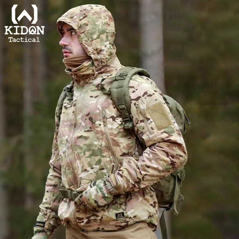 American Kidon Storm L4 Lightweight Softshell Jacket Wsj Spring and Autumn Windproof Breathable Water-Repellent Tactical Outdoor Hiking