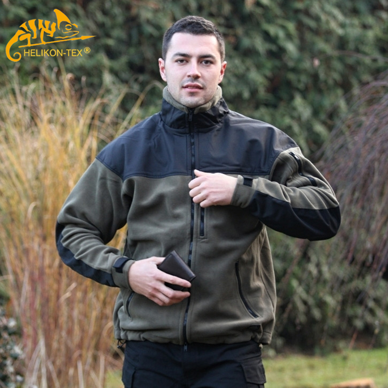 Herlicken Helikon Classic outdoor Classic Catch Suede Jacket Autumn winter Warm Loose Tactical Jacket-Taobao