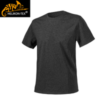 heelikon Heliken Tactical round collar outdoor elastic movement Fitness Breathable Short Sleeve Pure Cotton Bottom T-shirt Man