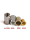 The manager recommends color-plated zinc-plated rivet nuts copper-aluminum stainless steel ink knurled vertical column pattern flat head rivet nuts
