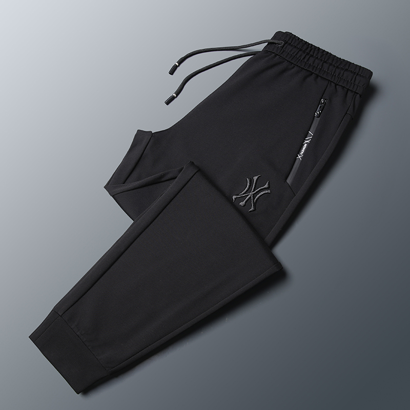 Men's Casual Pants Autumn and Winter Fleece-Lined Thickened Joggers European Style Loose Sweatpants Breathable Men's Casual Pants Autumn and Winter Fleece-Lined Thickened Joggers European Style Loose Sweatpants Breathable