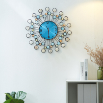 Nordic creative art light luxury clock modern simple clock clock wall clock living room creative fashion personality watch Wall