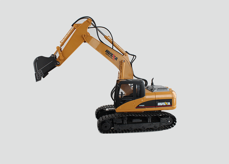 Máy xúc đồ chơi điện không dây điều khiển từ xa xe móc máy trẻ em đồ chơi cậu bé điều khiển từ xa xe kỹ thuật máy xúc đồ chơi điều khiển bằng tay