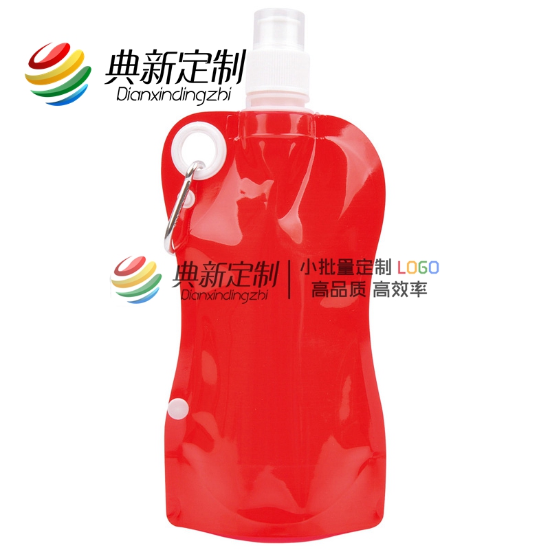 Custom folding water bag Cycling running Outdoor travel Portable drinking bag Kettle water storage water can print advertising
