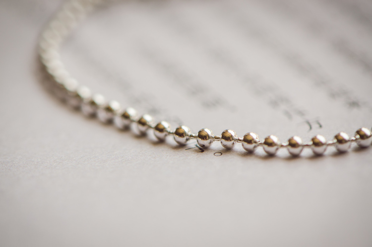 Watery Years 925 sterling bạc đơn giản và linh hoạt Khí chất thanh lịch Mini Silver Peas Bracelet hoặc vòng chân - Vòng chân lắc chân chuông