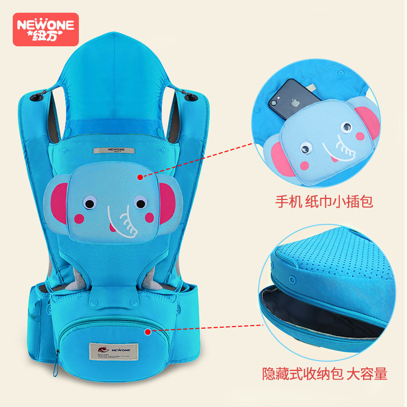 New ten thousand Multifunction Baby Cuddling Bag Front Holding Baby Boy's Waist Stool All Season Cuddling Bag Baby Sitting with Breathable Convenience