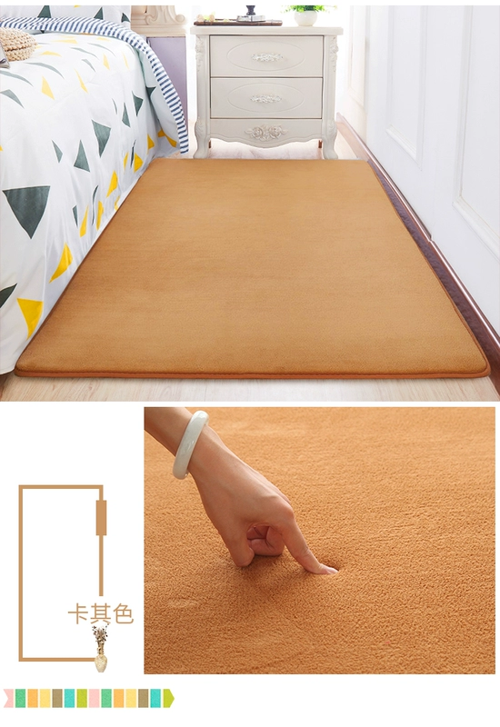 Phòng ngủ kiểu Nhật Bản phòng ngủ đầy đủ sang trọng pad công chúa cô gái piano cách âm sàn hình chữ nhật thảm nhỏ cạnh giường chăn - Thảm thảm nằm cho bé