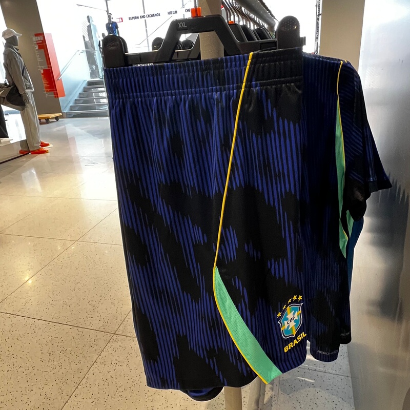 Nike Nike 26 New Summer Season Brazilian Team Men's Quick-Drying Football Shorts Five-Quarter Pants Iu1073-417