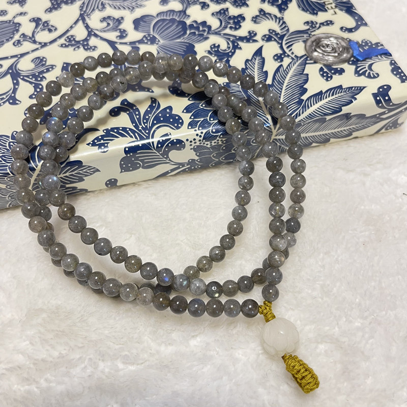 Dojimi Gray Moonlight Long Style Personality Handmade Hanging Neck Mobile Phone Chain Lanyard Pendant Hanging Neck Fashion Valentine's Day Gift