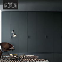 Diatu extremely simple large wardrobe customization Overall design Light luxury modern style bedroom flat door cloakroom customization