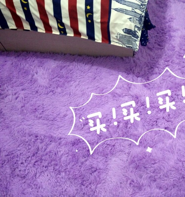 Washable phòng ngủ thảm phòng khách đáng yêu bàn cà phê bên cạnh giường chăn phòng nhà cửa vịnh mat tùy chỉnh Silky - Thảm thảm trải sàn cho bé