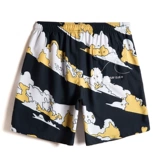 Мужские летние быстросохнущие пляжные износостойкие штаны, модный аквапарк, оверсайз