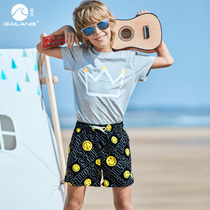 Gai Lang Seaside Holiday Children Beach Pants Quick Dry Water Park Pingjiong Swimming Pants Boys and Children Casual Shorts