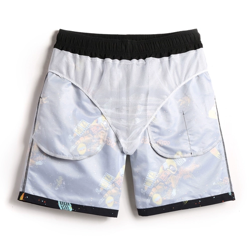 盖浪 Пляжные быстросохнущие штаны, шорты для влюбленных для плавания, оверсайз, большой размер