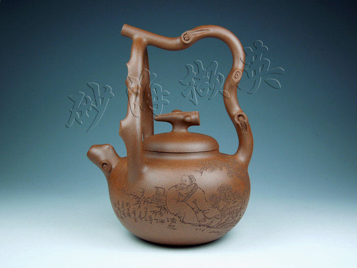 东坡提梁壶*宜兴高档紫砂壶*高级工艺美术师作品-淘宝Taobao | 天猫Tmall