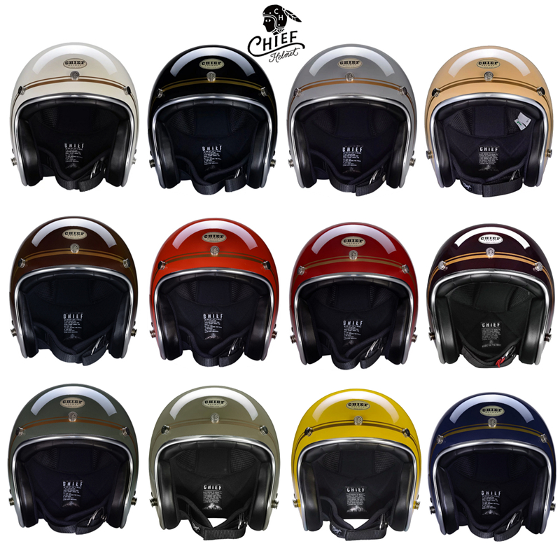 Spot chief made in Taiwan retro small helmet body Harley helmet four seasons commuter men and women three quarters half helmet