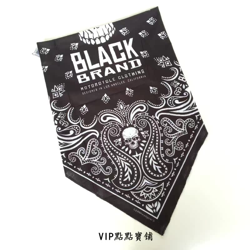 American Imported Locomotive Rider's Skull Printed Punk Rock Wind Men And Women Riding Windproof Dust-Proof Face Towels