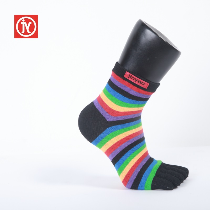 jinyao outdoor sports five-finger socks male and female coolmax fast dry fitness running socks 3 double 100