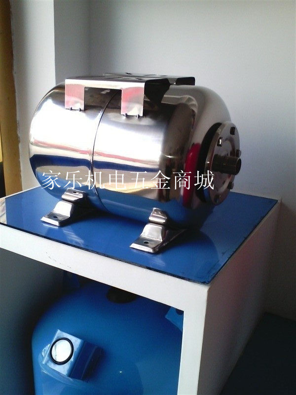 24L horizontal stainless steel pressure tank without tower water pressure tank swelling tank pump tank