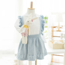 New Mommy Hands For Rippling Lotus Leaf Side Braces Skirt Handmade Diy Woven Childrens Baby Sweater Wool material Package