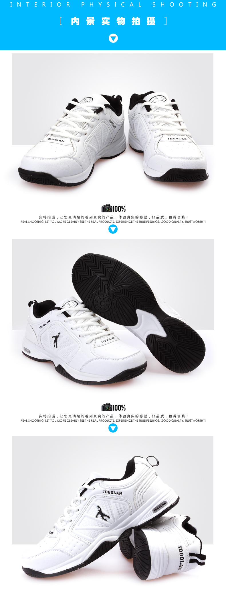 Jordan Granger Chính Hãng Giày Tennis Mới của Nam Giới Sneakers Pad Thoáng Khí Trọng Lượng Nhẹ Casual Trắng Giày Sinh Viên Trắng giày the thao