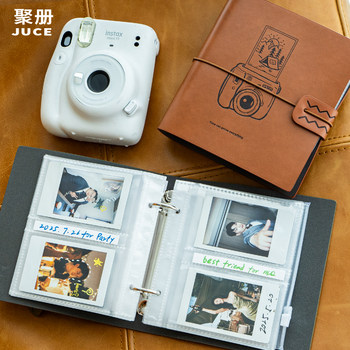 Special Album for Polaroid Mini Photos, Two-Grid, Single-Grid, Single-Photo Storage Album, Square 3inch 5inch Mini Photo Album, Commemorative Album, Loose-Leaf Album