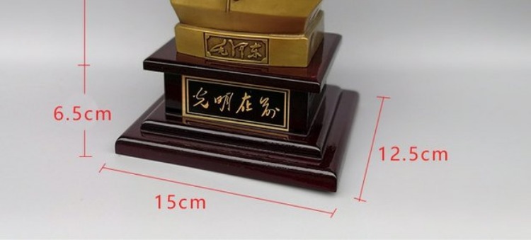 Mao Chủ tịch đầy đủ đồ trang trí bằng đồng nhà phòng khách văn phòng phòng ăn máy tính để bàn điêu khắc trang trí Mao Zedong bức tượng bằng đồng dài một nửa trang trí phòng khách nhỏ