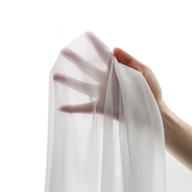 Duya window screen curtain is light-transmitting and opaque white chiffon phantom yarn living room bedroom floor-to-ceiling window custom curtain fabric