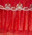 Wedding Vòng màn chống muỗi lớn màu đỏ cửa phụ trần tấm 1.8m chúa châu Âu lưới custom-made cao cấp 1.3 - Lưới chống muỗi giá mùng ngủ Lưới chống muỗi