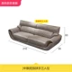 Buffy đơn giản hiện đại sofa da hàng đầu lớp da bò phòng khách khép kín kết hợp kích thước căn hộ sofa góc da - Ghế sô pha