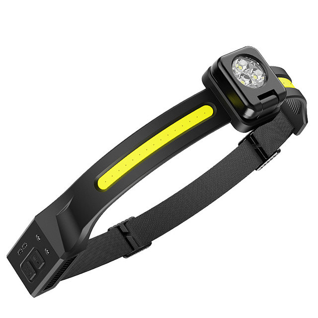 Full-Spectrum Cob Floodlight Sensor Headlamp Dual Light Source Night-Time Strong Light Work Light Led Ultra-Bright Outdoor Hiking and Mountaineering Light