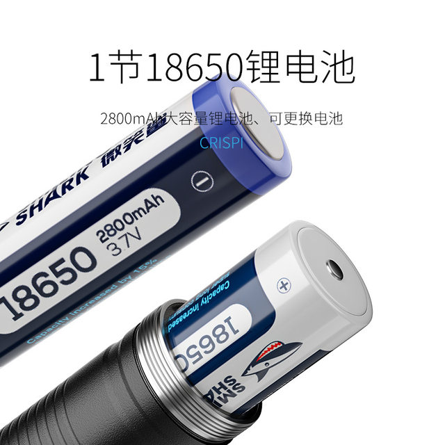 Smiling Shark Super Bright Mini White Laser Flashlight M60 Strong Light Outdoor Zoomable Home Led Tactical Small Flashlight