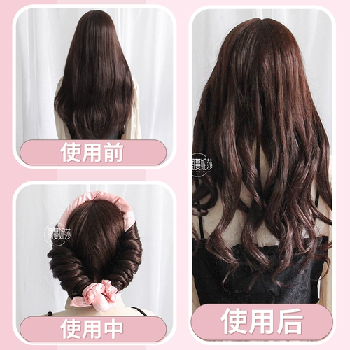 Большое волнистое керлинговое устройство ленивые люди без ущерба для волос, вьющиеся кудри, вьющиеся безволосые кудри, сон для волос, маленький