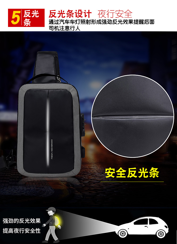 Túi đeo chéo nam mới dung lượng lớn Phiên bản Hàn Quốc của túi đeo vai Messenger túi đa chức năng chống trộm bình thường cho nam doanh nhân - Túi của con người túi xách gucci