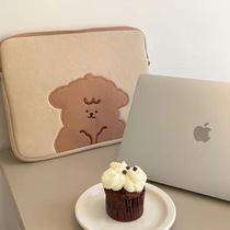 una Korean ins blogger moominzy’s same cute sheep ipad liner bag notebook storage bag