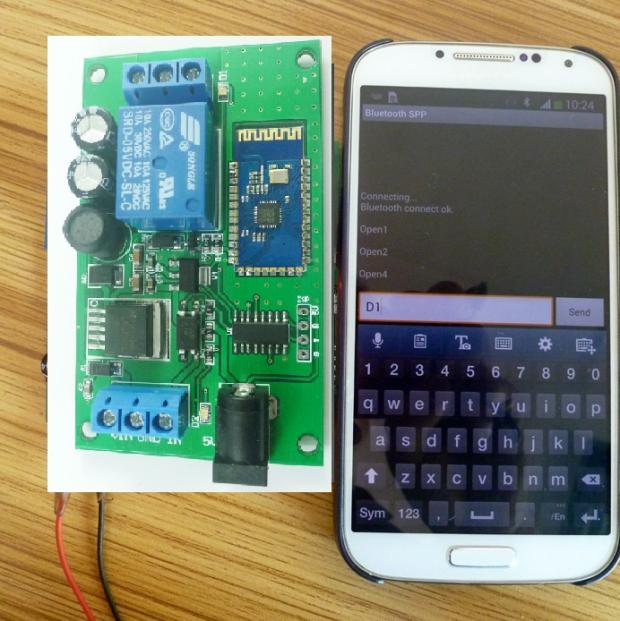 5-24V 2G wireless Bluetooth relay mobile phone remote control switch controller IoT smart home module