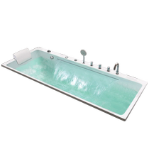 果敢嵌入式家用深泡宽大小户型防滑位设计智能按摩浴缸1 4-1 8米