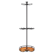 Corner high wardrobe rotating clothes hanger trouser rack 360 degree floor-standing clothes hanger cloakroom corner pull basket pants rack