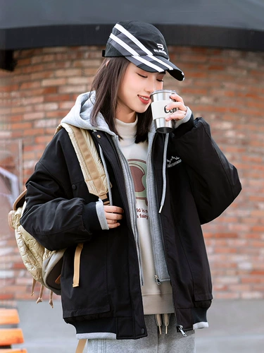 Пуховик, демисезонная куртка для школьников, подходит для подростков, для средней школы, свободный крой