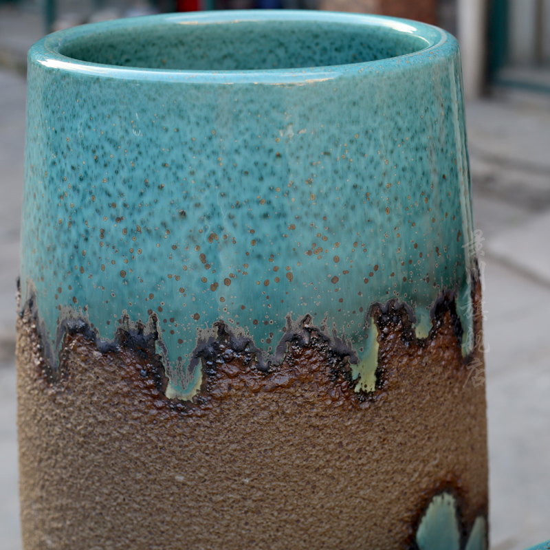Jingdezhen of large modern European ceramics vase furnishing articles villa clubhouse hotel flower POTS combination living room