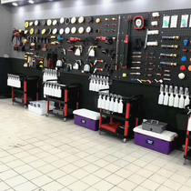 Car beauty shop station hanger disc polishing machine car wash shop wall frame plastic adhesive hook square hole hanging plate