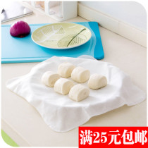 Kitchen Utensils Pure Cotton Yarn Steam Cage Cloth Nonstick Steamed Dumplings Steam Cage Gauze Breathable Cage Drawer Cloth Steamed Stuffed Bun Buns Mat